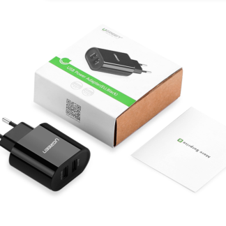 Caricatore USB da muro 2 Uscite 5V 3.4A per iPhone Samsung HTC Android phones