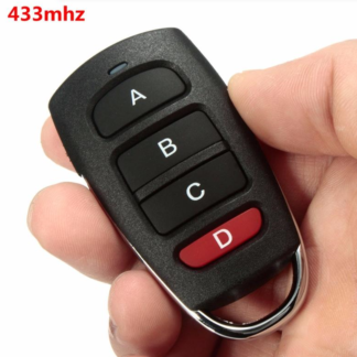 Telecomando wireless RF 433Mhz 4 canali per Garage Cancelli Auto Antifurto ...