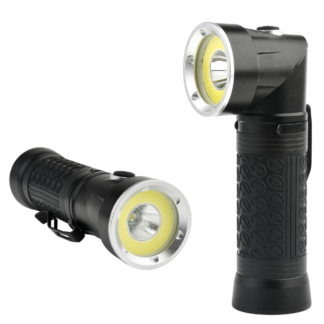 Torcia Led 2300 Lumen Attacco magnetico Batterie AAA 18650